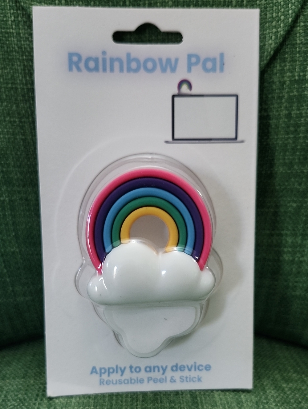 Rainbow Multicolor Rainbow Pal Device Accent - Peel And Stick To Any Device